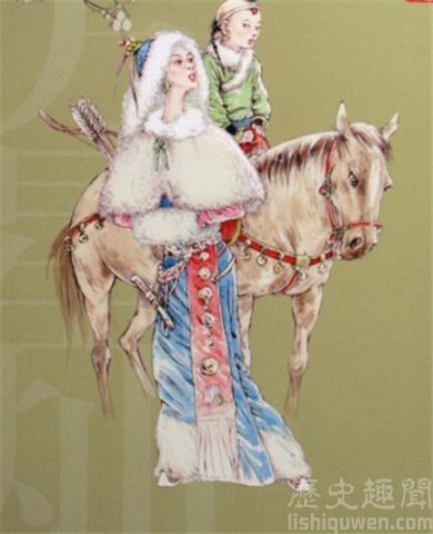 拓跋珪母子画